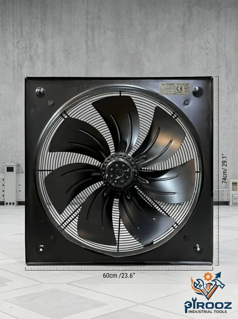 هواکش پروانه 60 دمنده مشکی VIK-60G4S