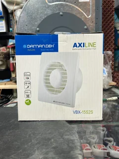 هواکش پروانه 15 دمنده پلاستیکی لوله ای قاب 20 در 20 AxiLine VBX-15S2S