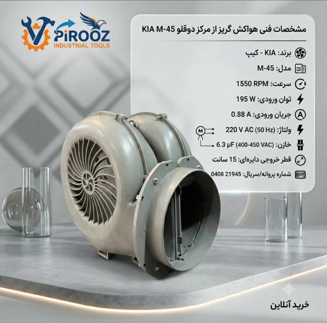 فن حلوزونی سوپر فن کیا سایلنت