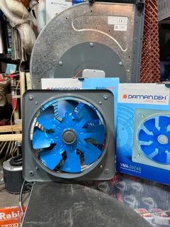هواکش پروانه 20 دمنده ابی قاب 25 در 25 دور تند  VMA-20C2S