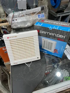 هواکش دمنده هایلوکس لوله ای 15 سانت قاب 20 در 20 مدل VDI-15S2S)
