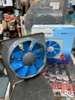 هواکش پروانه 25 دمنده آبی قاب 30 در 30 دور کم VMA-25C4S