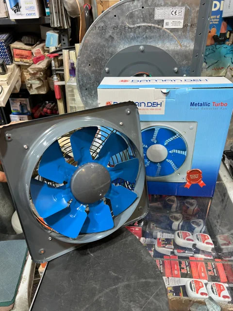هواکش پروانه 25 دمنده آبی قاب 30 در 30 دور کم VMA-25C4S